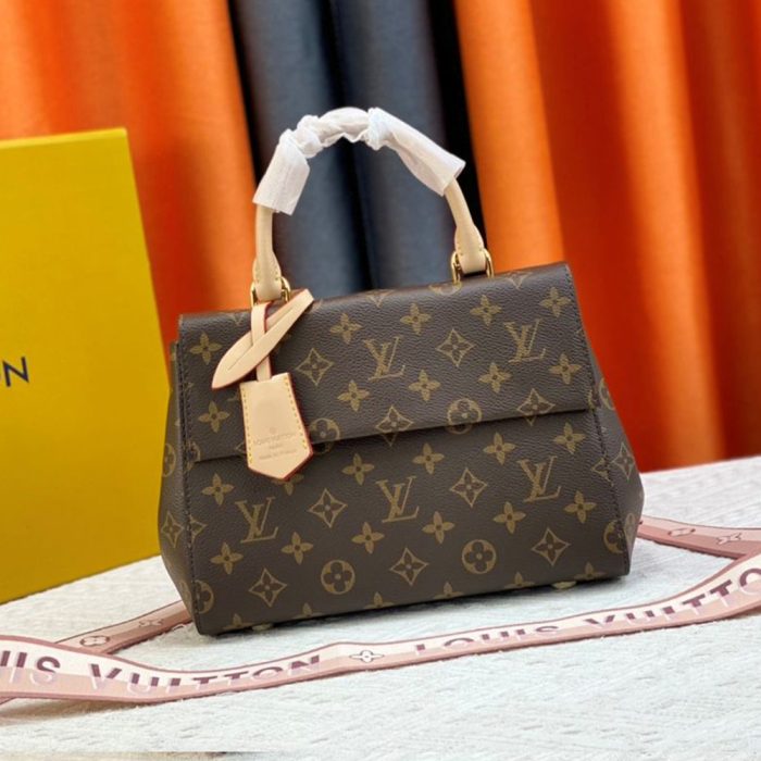 Louis Vuitton LV Cluny Leather Shoulder Crossbody Bag M46055&M46054 (Perfect Replica) - Image 5