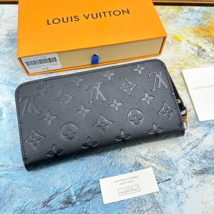 Louis Vuitton LV Zippy Embossed Cowhide Wallet(Perfect Replica)