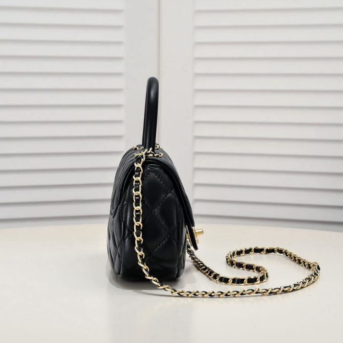 Chanel coco Leather Handle Shoulder Crossbody Bag(Perfect Replica) - Image 2