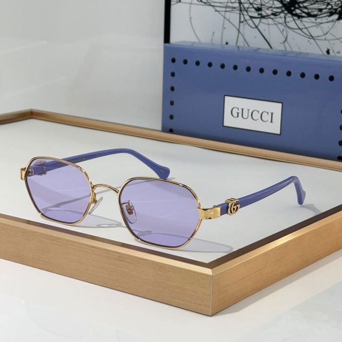 Gucci Metal mirror leg Logo sunglasses Top quality (Perfect Replica)