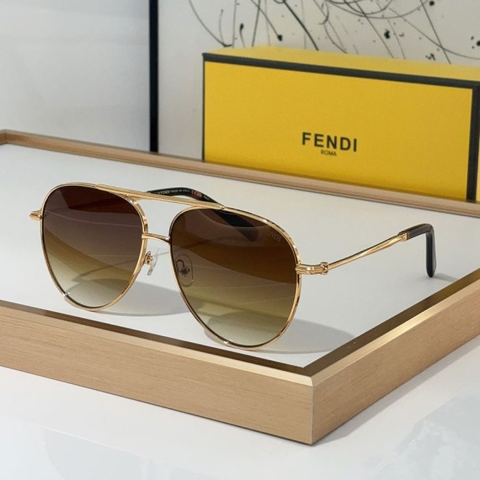 Fendi Aviator metal Sunglasses Top quality (Perfect Replica)