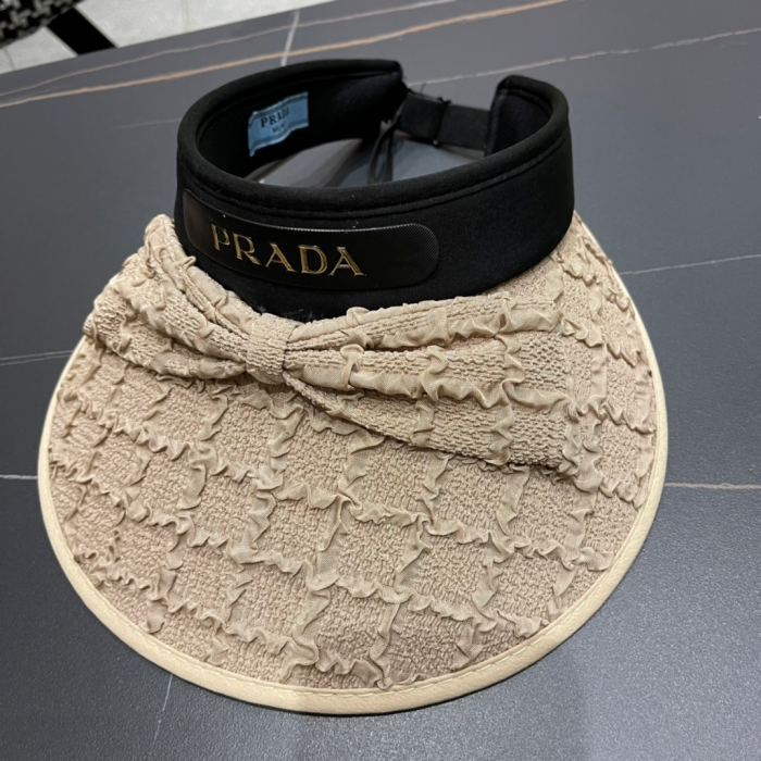 Prada Small Fragrance Sunscreen Hat Sunhat (Perfect Replica) - Image 3