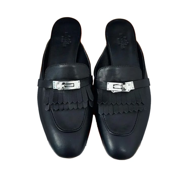 Hermes Oz Leather is Comfortable Sandals Slide£¨Perfect Replica£© - Image 2