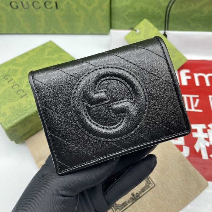 Gucci GG Unisex Blondie Card Case Wallet(Perfect Replica)