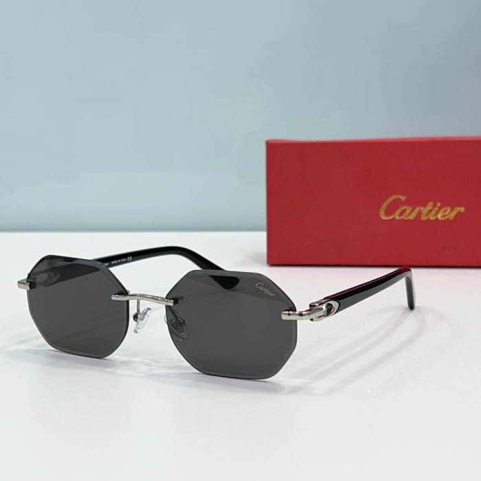 Cartier Metal Leg Rimless sunglasses Top quality (Perfect Replica)