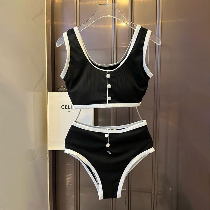 Gucci Halter Style One-piece Swimsuit Swimwear(Perfect Replica) - Image 2