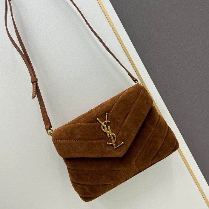 Saint Laurent LOULOU Quilted Suede Bag (Perfect Replica) - Image 11