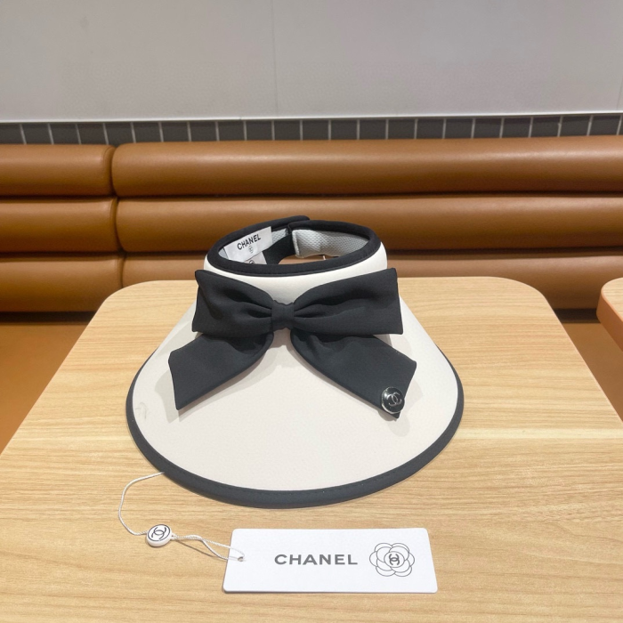 Chanel UV Outdoor Riding Sun Hat With Empty Top And Large Brim Sunhat (Perfect Replica) - Image 2