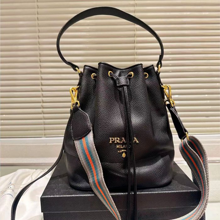 Prada Drawstring Cowhide Bag(Perfect Replica)