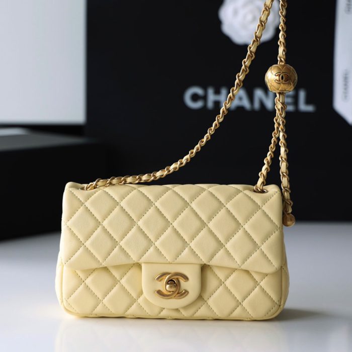 Chanel CF Calfskin Golden Ball 20CM(Perfect Replica) - Image 7