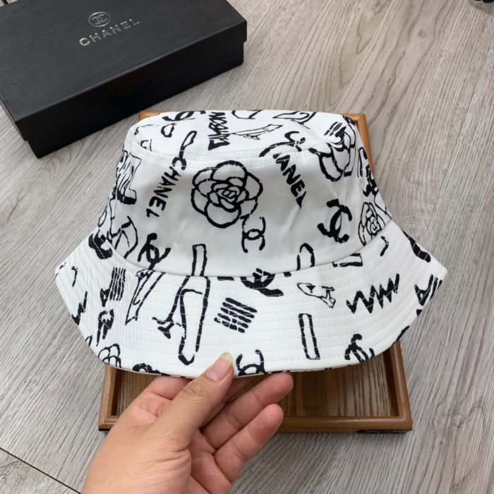 Chanel Printed Fisherman's Hat Sunhat (Perfect Replica) - Image 4