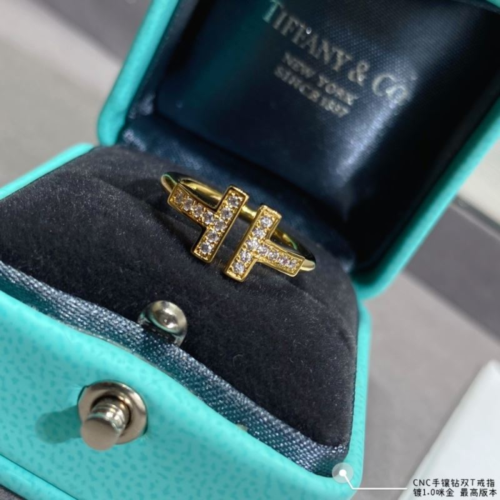 Tiffany Double T Diamond Ring - Image 2