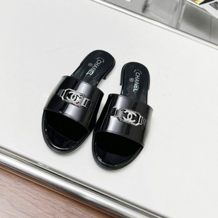 Chanel Flat Opflopsen-toed Flip-flops Slide Sandal (Perfect Replica)