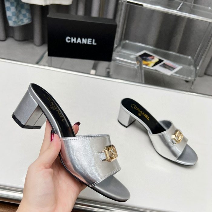 Chanel Flat Open-toed Flip-flops With Thick Heels Slide Sandal(Perfect Replica) - Image 8