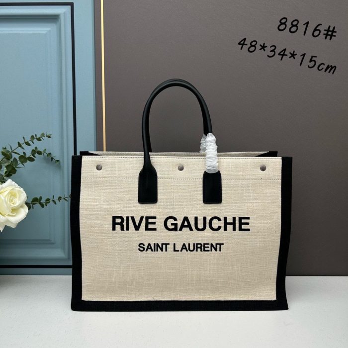 SAINT LAURENT YSL Rive Gauche Tote Bag(Perfect Replica) - Image 6