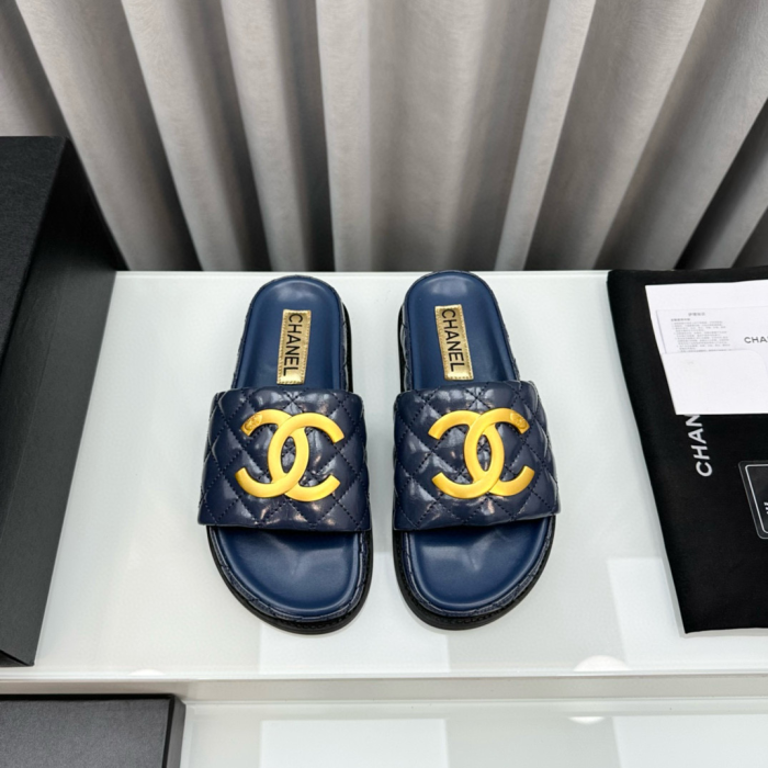 Chanel Gold Label Flat Bottom Fashion Sandals Slide£¨Perfect Replica£© - Image 6