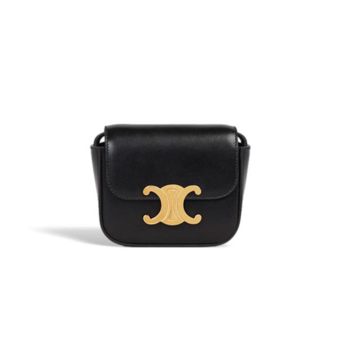 CELINE MINI TRIOMPHE IN SHINY CALFSKIN(Perfect Replica) - Image 2