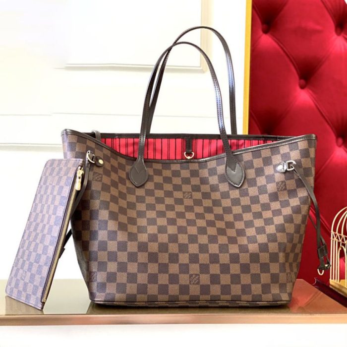 Louis Vuitton LV Neverfull Monogram Damier MM&GM N41357 (Perfect Replica)