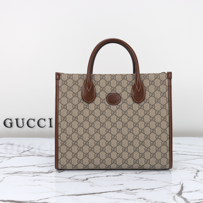 Gucci Canvas Tote Handbag(Perfect Replica)