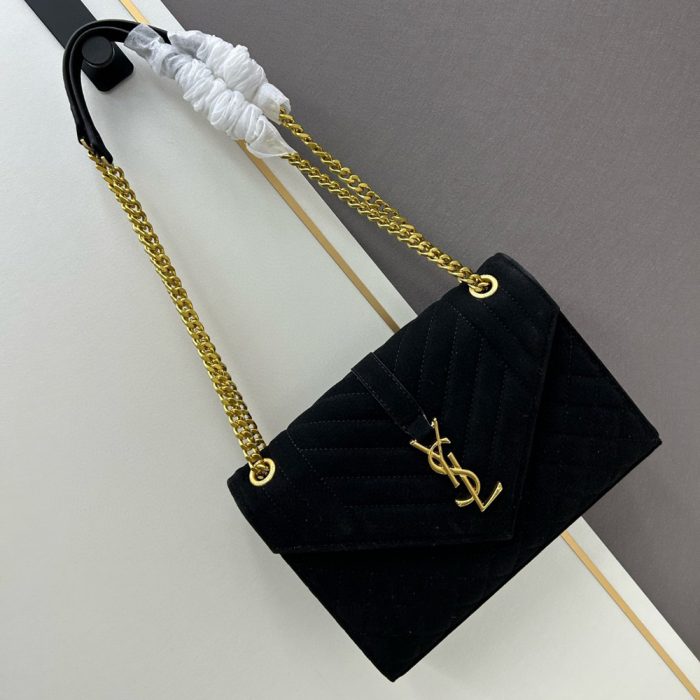 Saint Laurent YSL Suede Envelope Bag (Perfect Replica) - Image 3