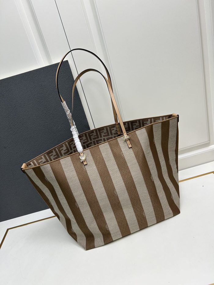 FendiReversible shopper in Pequin striped Bag (Perfect Replica) - Image 3