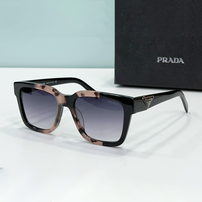 Prada Mirror leg Stereoscopic Sign sunglasses Top quality (Perfect Replica) - Image 4