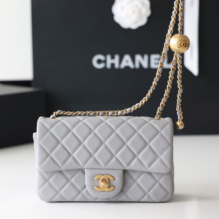 Chanel CF Calfskin Golden Ball 20CM(Perfect Replica) - Image 4