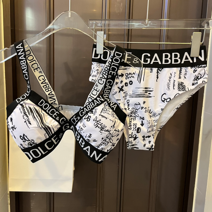 DOLCE & GABBAN DG Floral One-piece Swimsuit Swimwear(Perfect Replica)