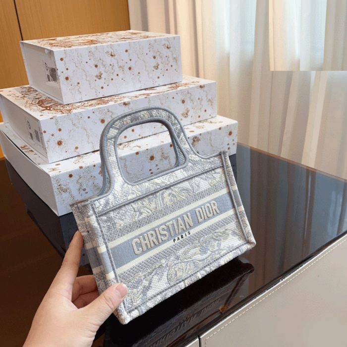 Dior Mini Book Tote(Perfect Replica) - Image 5