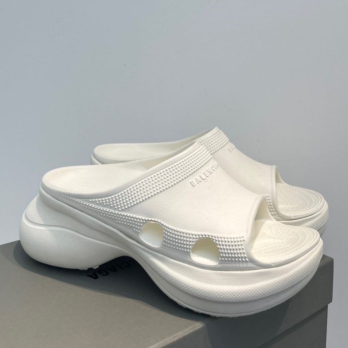 Balenciaga Pool Crocs Rubber Platform Slippers Slide Sandal(Perfect Replica) - Image 7