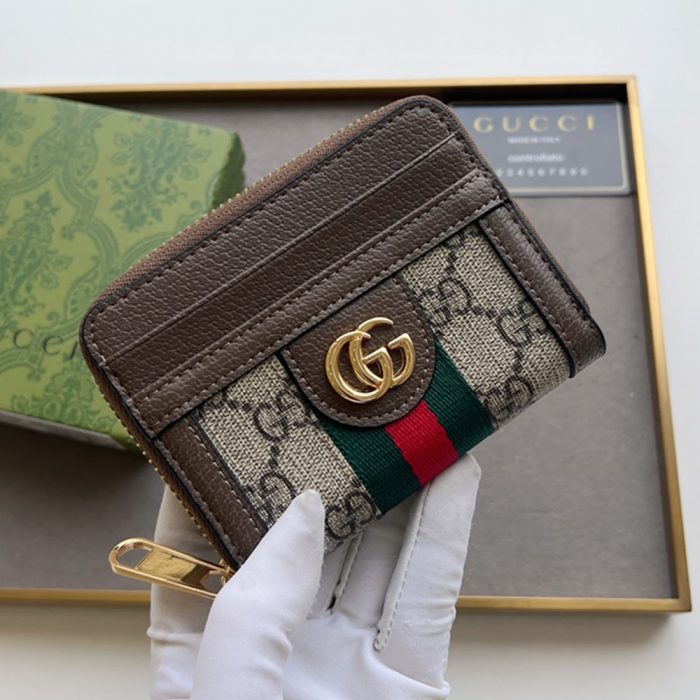 Gucci Unisex 1955 Card Holder Wallet 195501£¨Perfect Replica£© - Image 5