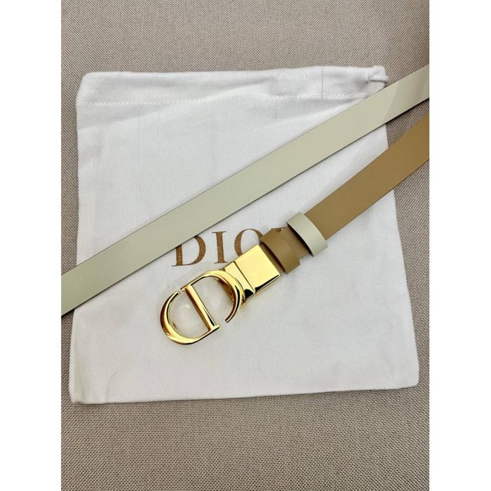 Dior flat wireless belt body/Sadle imported calf belt body metal 20MM - Image 7