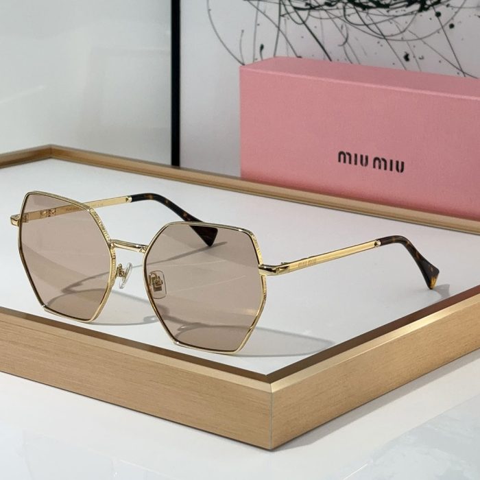 MIU MIU Polygon slim Frame Sunglasses Top quality (Perfect Replica) - Image 4