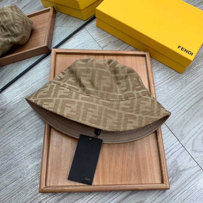 Fendi Breathable And Comfortable Fisherman Hat Sunhat (Perfect Replica)