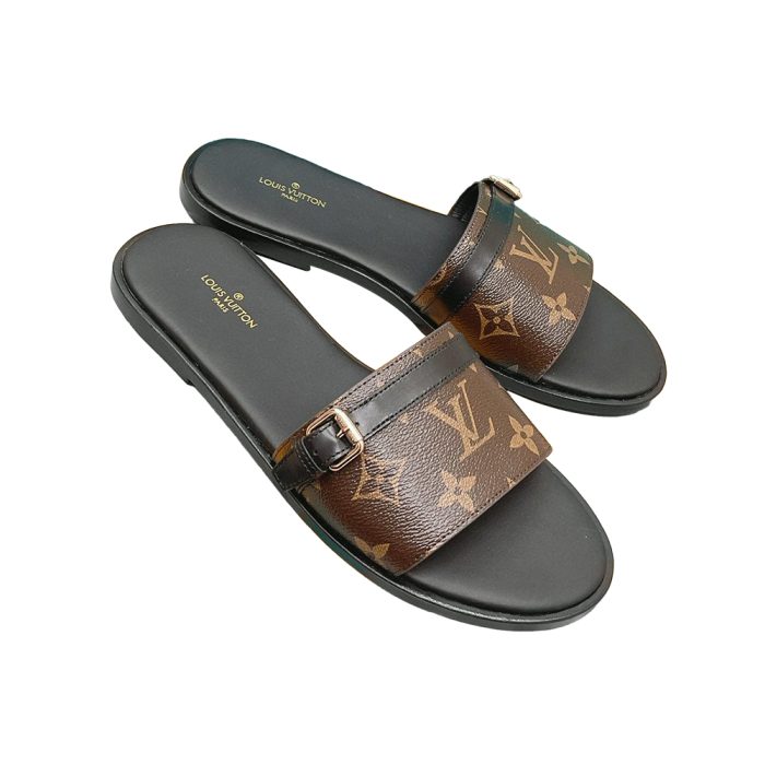 Louis Vuitton LV Comfortable Flat Slippers Slide Sandal (Perfect Replica) - Image 2