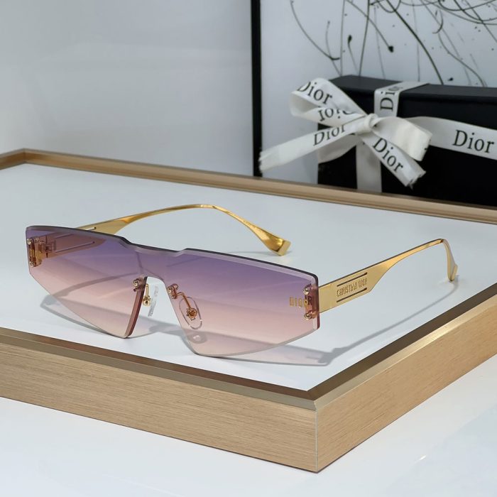 Dior Lens Logo Metal Frame sunglasses Top quality (Perfect Replica) - Image 6