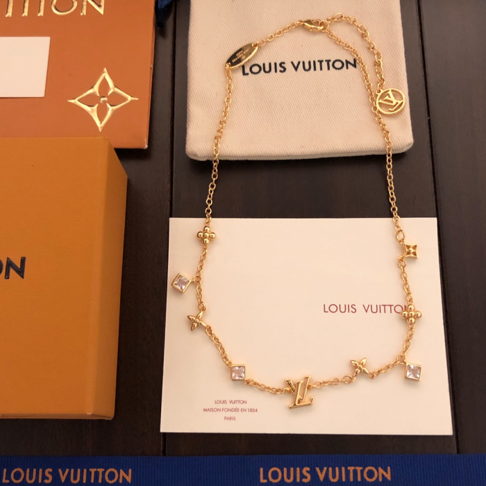 Louis Vuitton LV Diamond Bracelets M1040A & Necklaces M01322 (Perfect Replica)