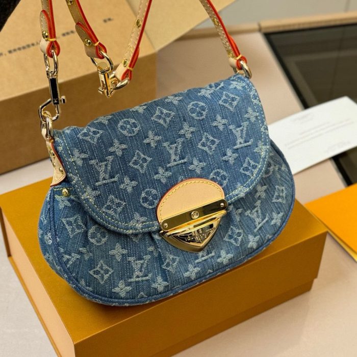 Louis Vuitton LV Sunset Denim Handbag(Perfect Replica) - Image 4