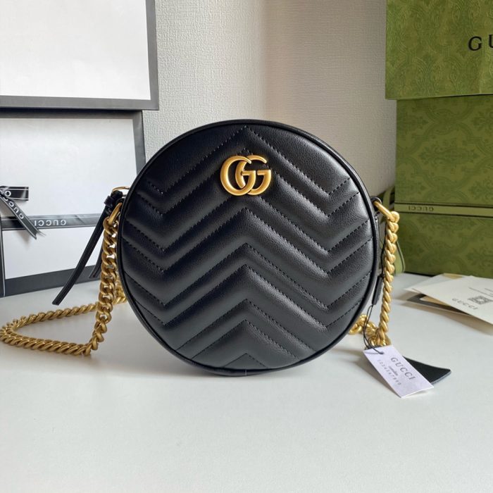 Gucci Marmont Round Shoulder Bag(Perfect Replica)