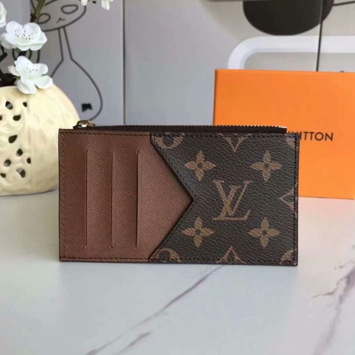 Louis Vuitton LV Coin Clip Wallet(Perfect Replica)