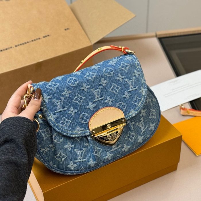 Louis Vuitton LV Sunset Denim Handbag(Perfect Replica) - Image 3