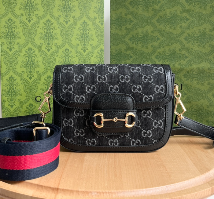 GUCCI 1955 Horsebit Shoulder Bag Mini(Perfect Replica) - Image 9