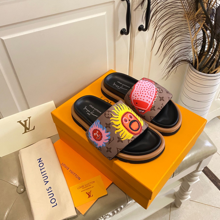 Louis Vuitton LV Pillow Yayoi Kusama Slide Sandal(Perfect Replica) - Image 7