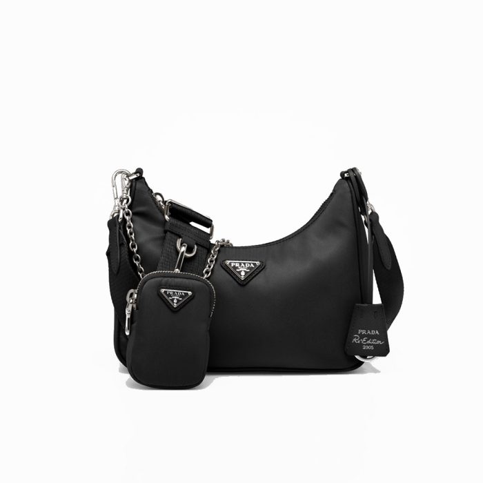 Prada Re-Edition 2005 Nylon 3-1 Handbag - Image 2