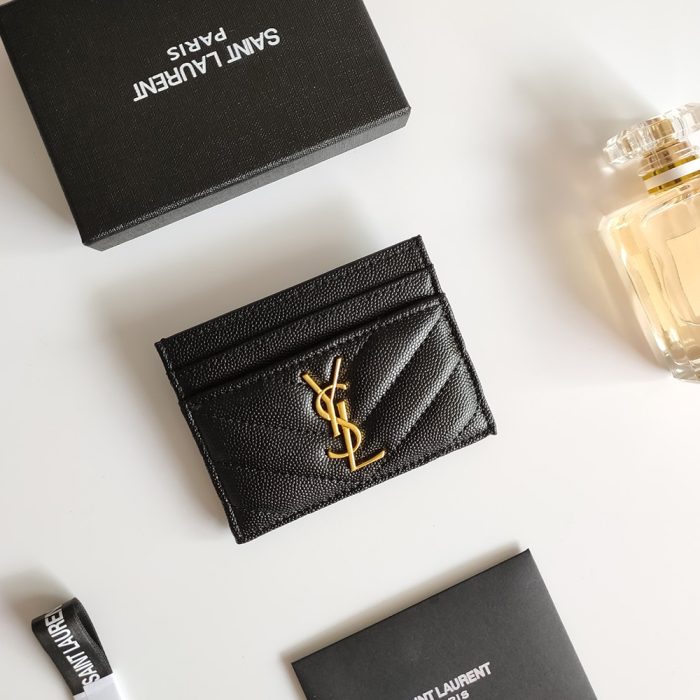 Saint Laurent YSL Caviar Leather Card bags (Perfect Replica)