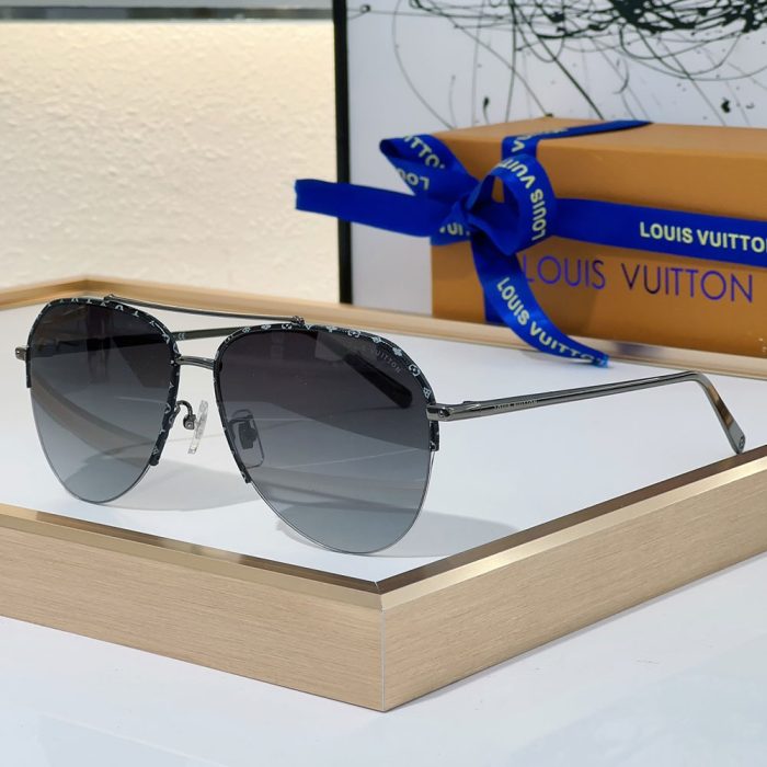 Louis Vuitton LV Frame Logo sunglasses Top quality (Perfect Replica) - Image 2