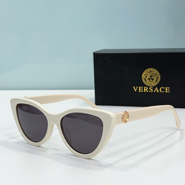 Versace Mirror leg Logo Cat-eye Sunglasses Top Quality(Perfect Replica)