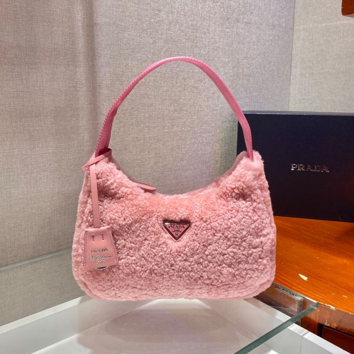 Prada Wool & Cashmere Handbag - Image 5