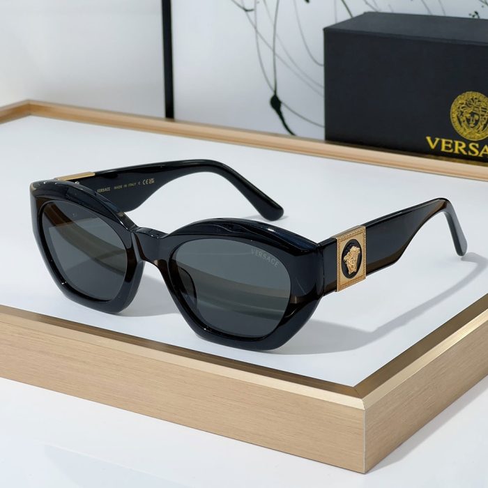 Versace Mirror leg Logo Plate Frame Sunglasses Top Quality(Perfect Replica) - Image 7