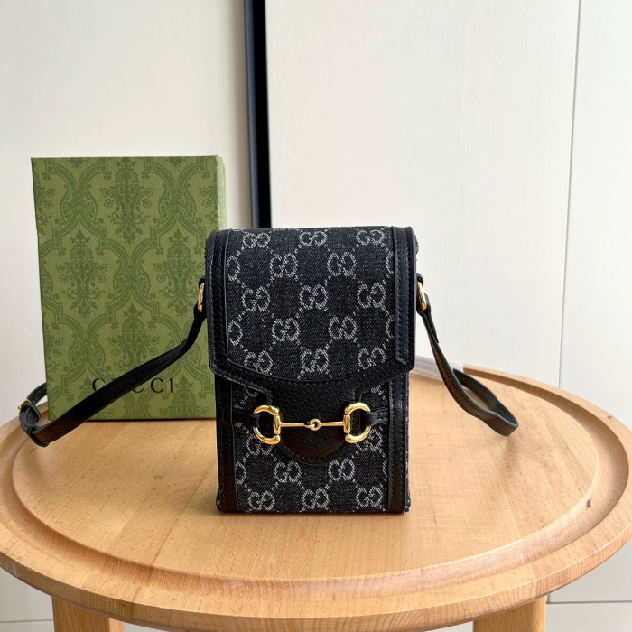 Gucci Horsebit 1955 Mini Shoulder Crossbody Bag(Perfect Replica) - Image 6